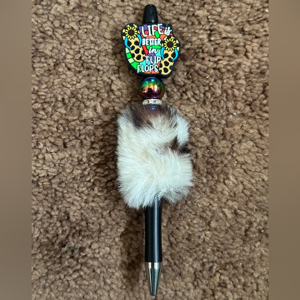 Life is better in flip flops pen